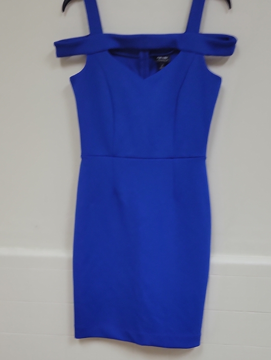 Nicole Miller Dresses & Skirts - Nicole Miller Cobalt Blue One-Shoulder Sheath Dress